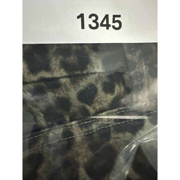 Good American Good Waist Crop Skinny Jeans Stretch Denim Olive Sage Leopard 4 27 - Picture 9 of 9